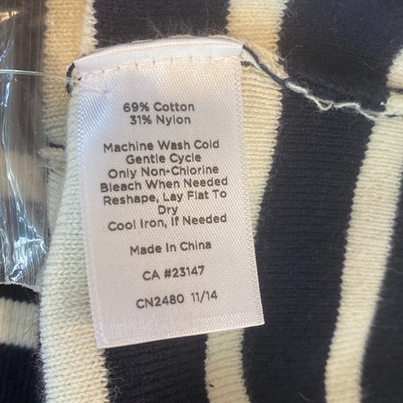 NWT Talbot's Breton striped sweater dress, size small - Picture 9 of 11